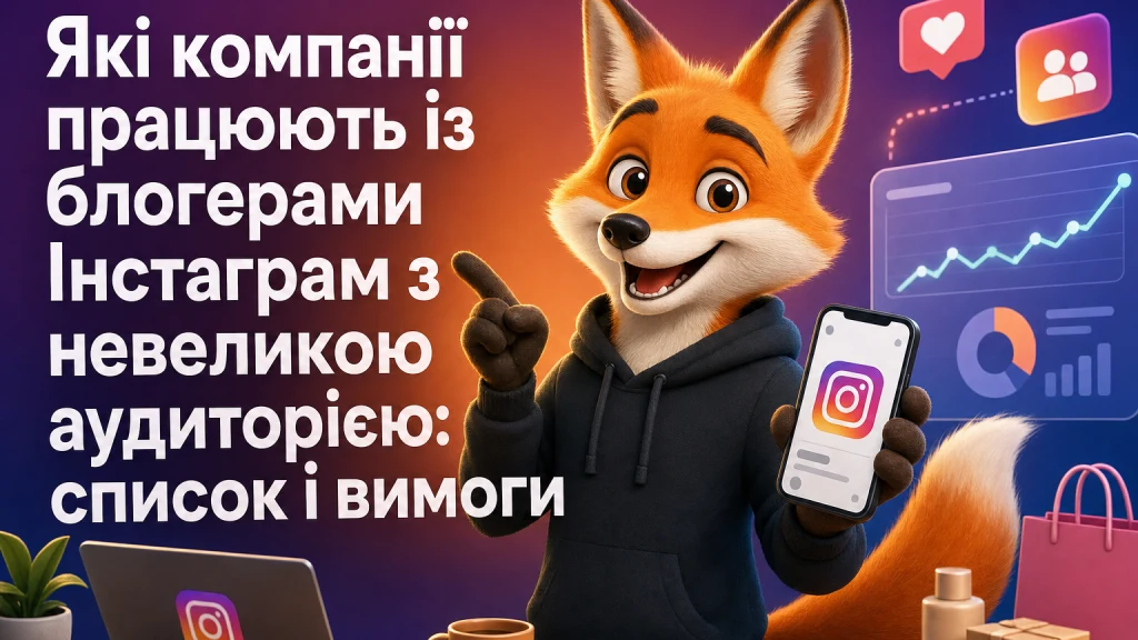 Які компанії працюють із блогерами Інстаграм з невеликою аудиторією: список і вимоги